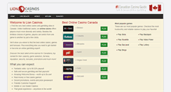 Desktop Screenshot of lioncasinos.com
